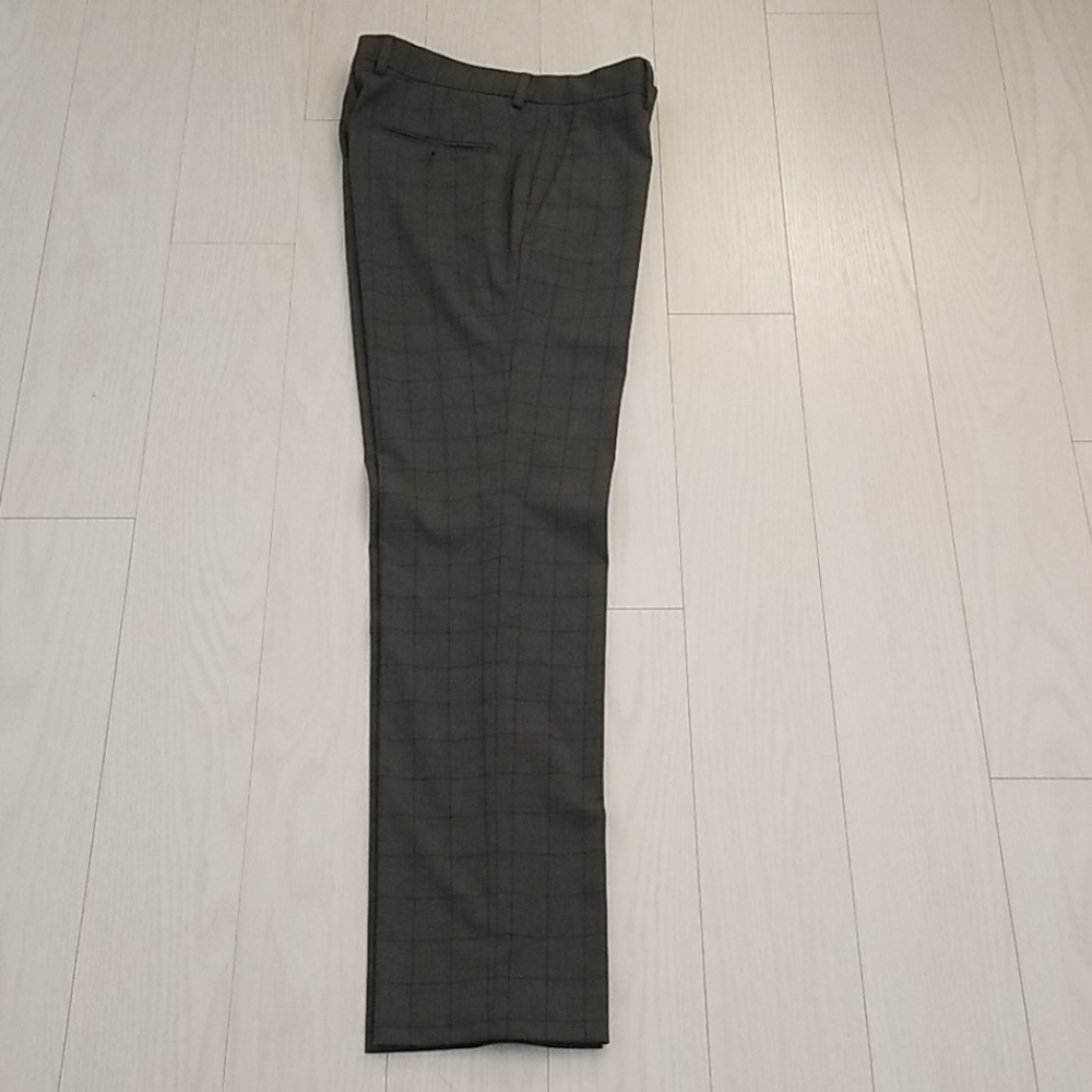 Kenneth Cole Grey plaid dress pants - 30x32